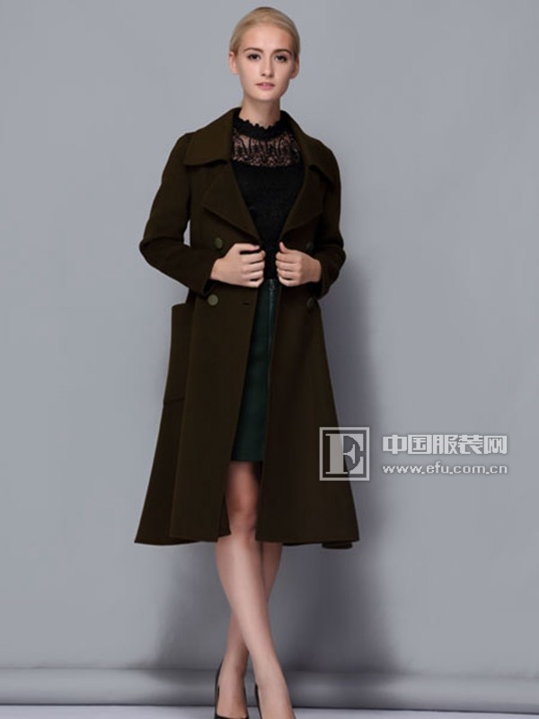 依路佑妮女装 大衣自带的女神气质