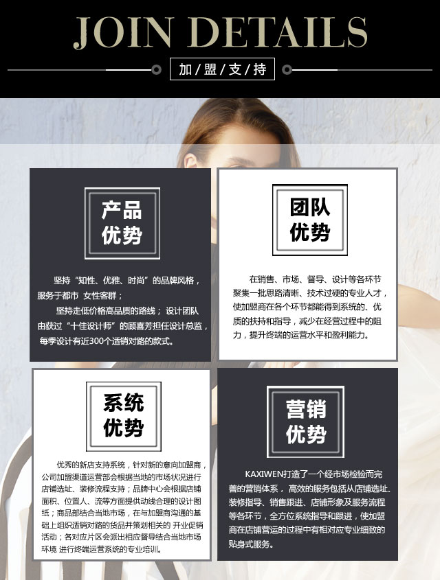 佧茜文加盟优势