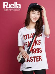 puella女裝新品白色字母T恤