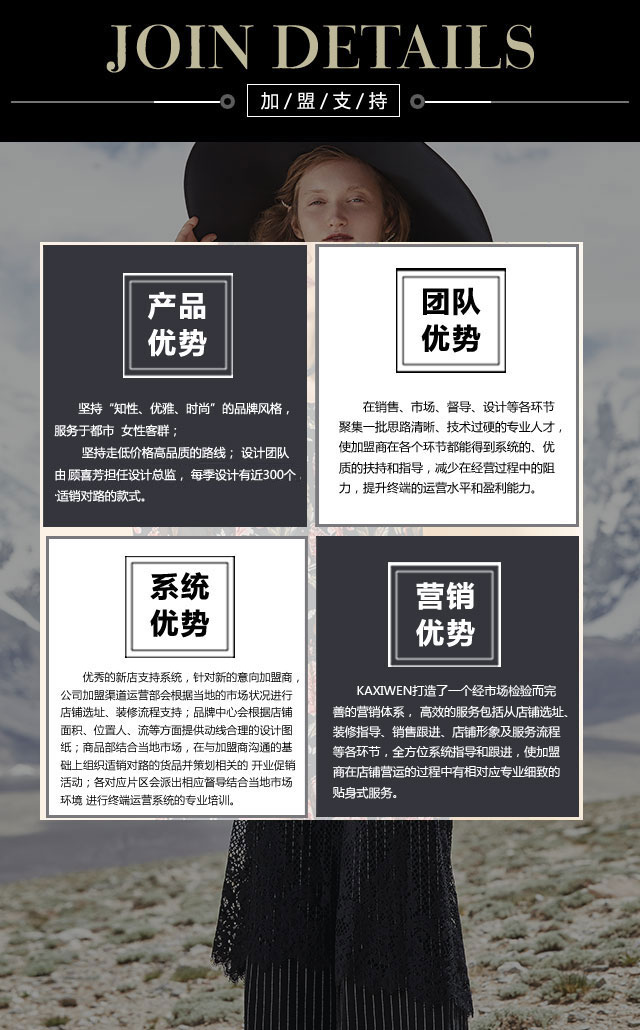 佧茜文加盟优势