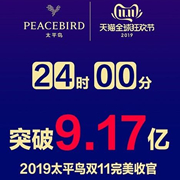 【维富友双十一专题】太平鸟9.17亿***收官第11个双十一