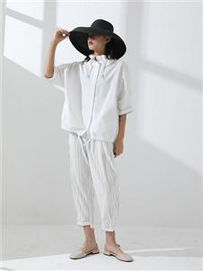 爱依莲女装白色衬衫